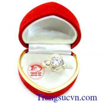 Nhẫn nữ vàng tây