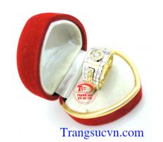 Nhẫn vàng tây kim