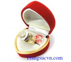 Nhẫn nam vàng tây, giá tốt báo toàn quốc, hợp thời trang bền đẹp