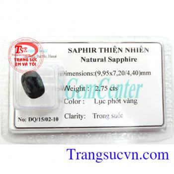Sapphire màu xanh lục
