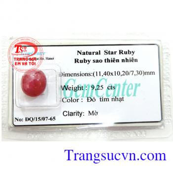 Ruby sao ép vỉ