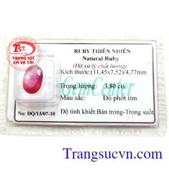 Ruby facet đỏ