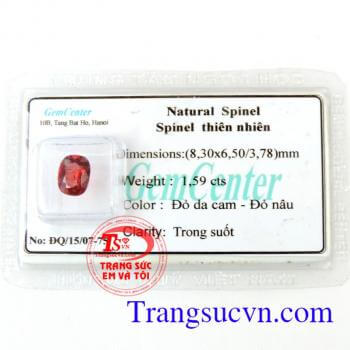 Spinel thiên nhiên facet đỏ