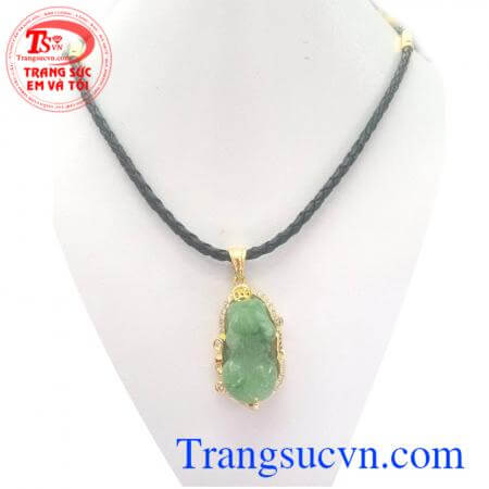 Bộ mặt tỳ hưu may mắn tiền tài, mặt tỳ hưu ngọc cẩm thạch thiên nhiên vàng đảm bảo chất lượng và uy tín, dây chuyền da bọc vàng sang trọng,mặt ngọc cẩm thạch tinh tế.