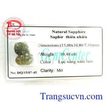 Tỳ hưu sapphire đẹp ép vỉ