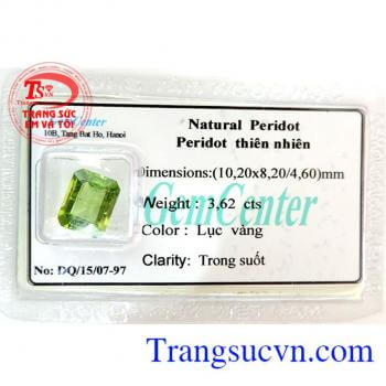 Viên Peridot thiên nhiên mệnh mộc