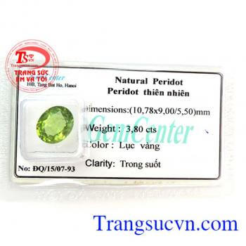 Đá Peridot mệnh hỏa may mắn