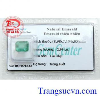 Emerald lục nhạt cao cấp