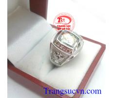 Nhẫn nam Luxury vàng trắng
