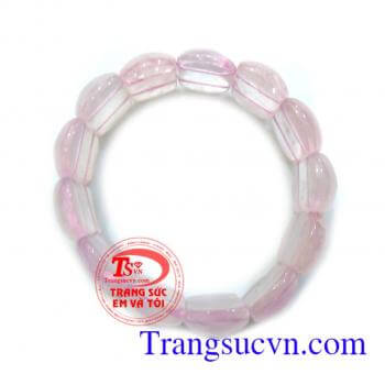 Lắc đá thạch anh hồng hộ mệnh