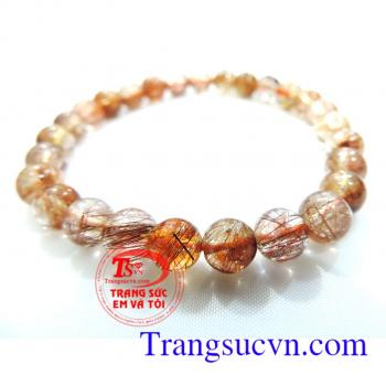 Thạch anh tóc đỏ đẹp may mắn,thành công,hạnh phúc,mang tài lộc,hộ mệnh, đeo bền đẹp,sáng bóng chuỗi đá ,vòng tay nam,nữ