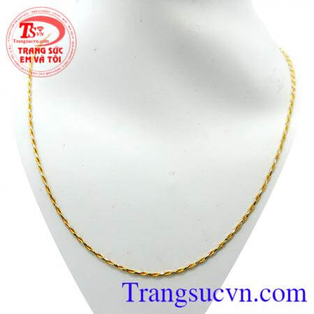 Dây chuyền vàng Italy 18k rất đẹp