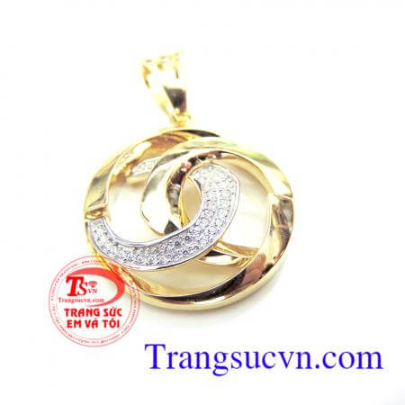 Mặt dây vàng tây đẹp