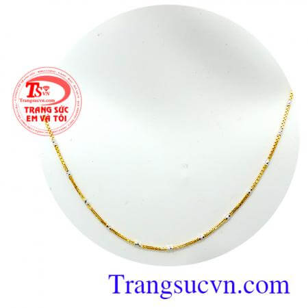 Dây chuyền nữ ý 18k đẹp