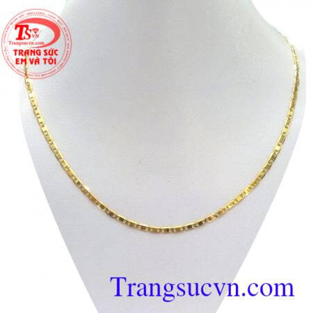 Dây chuyền sáng bóng 18k Ý