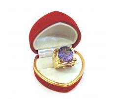 Nhẫn vàng nam thạch anh tím hợp mệnh Hỏa và nhẫn nam mệnh thổ,nhẫn nam vàng tây 14k,nhẫn nam thạch anh tím, nhẫn nam đẹp,nhẫn nam vàng tây