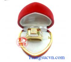 Nhẫn nam vàng tây đảm bảo chất lượng uy tín