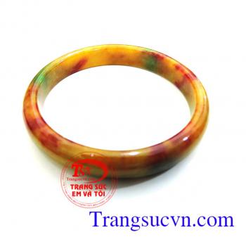 Vòng ngọc cẩm thạch vân vàng
