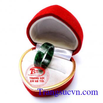 Nhẫn ngọc cẩm thạch DK 17 mm