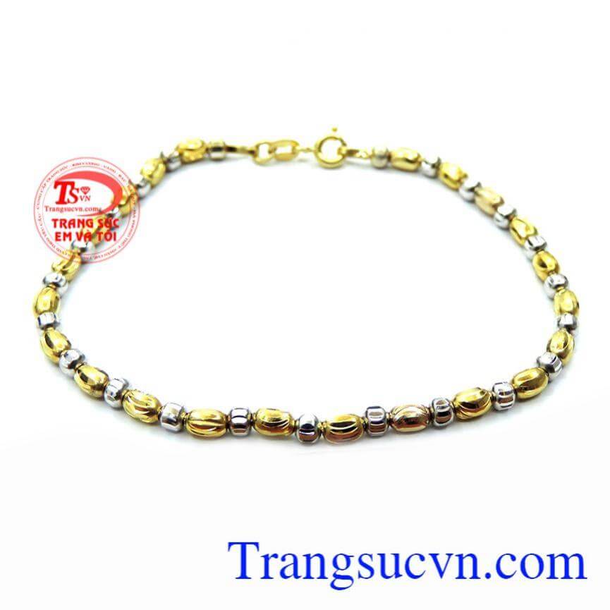 Lắc bi vàng tinh tế