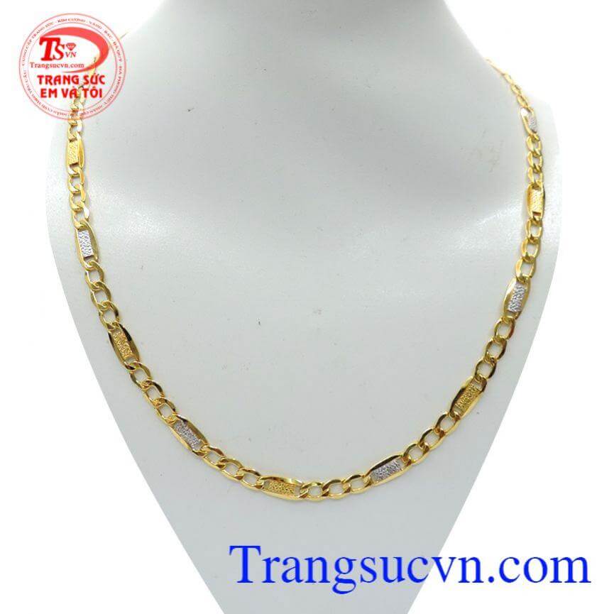 Dây chuyền nam vàng tinh tế