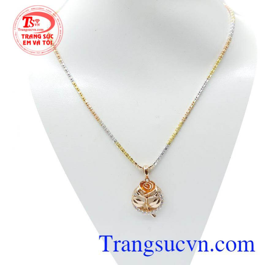 Bộ hoa hồng bất tử 18k Ý