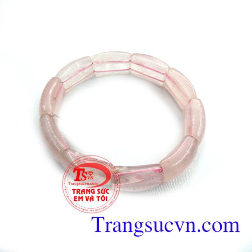 chuỗi thạch anh hồng tự nhiên đẹp