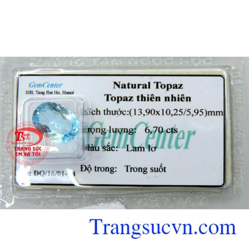 Đá Topaz thiên nhiên cho người sinh tháng 11