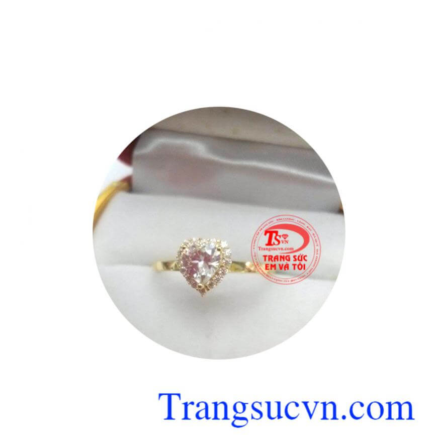 Nhẫn nữ trái tim yêu