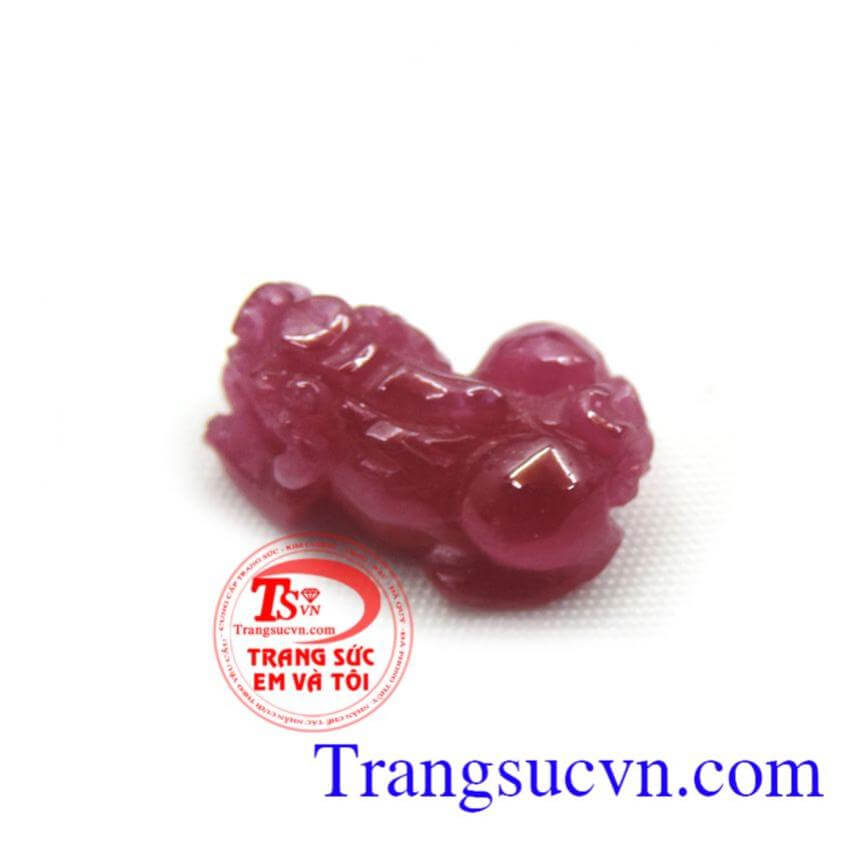 Tỳ hưu ruby thiên nhiên đỏ