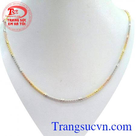 Bộ dây chuyền vàng Ý