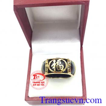 Nhẫn chữ PHÚC vàng