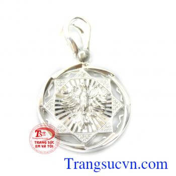  Mặt dây phượng hoàng bạc