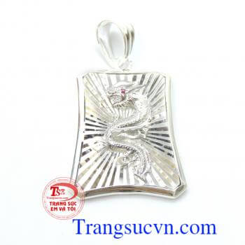 Mặt dây tuổi thìn bạc mặt dây chuyền nam,Mặt dây tuổi thìn bạc, Đẹp, ấn tượng, mạnh mẽ và đầy cá tính,mặt dây chuyền nam chế tác 3d đẹp đẳng cấp thị trường ưa chuộng