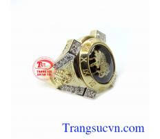 Nhẫn nam rồng vàng chất
