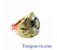 Nhẫn rồng số la mã vàng