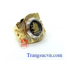 Nhẫn rồng số la mã vàng