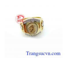 Nhẫn nam vàng rồng đẹp