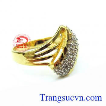 Nhẫn nữ vàng tây đẹp
