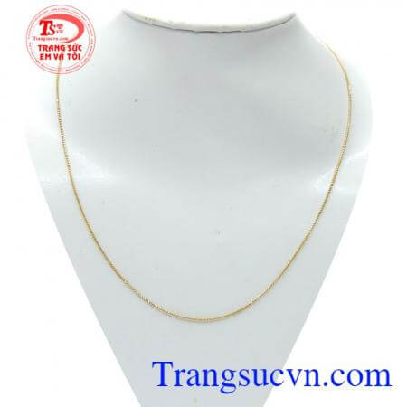 Dây chuyền vàng Italy 18k