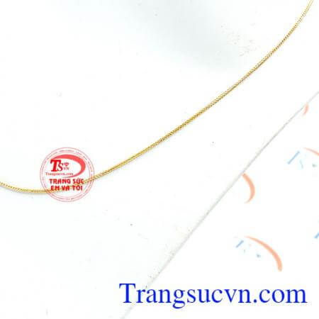 Dây chuyền vàng Italy 18k