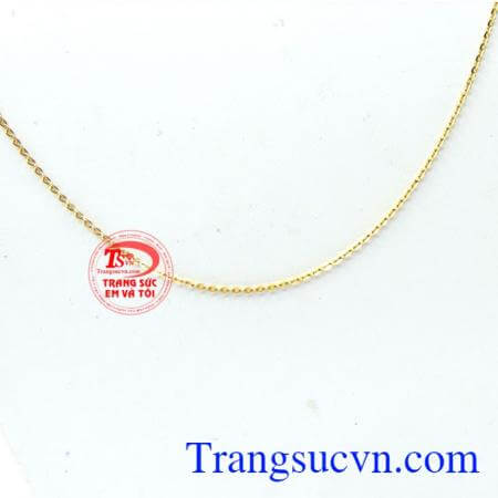 Dây vàng 18k máy