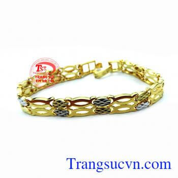 Chiếc lắc vàng tinh tế Lắc tay dành cho nữ sản phẩm đảo bảo chất lượng vàng, thiết kế và chế tác tinh tế, đường nét sáng bóng,bền đẹp, đeo lắc tay vàng tây hợp thời trang