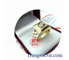 Nhẫn nam sang trọng vàng