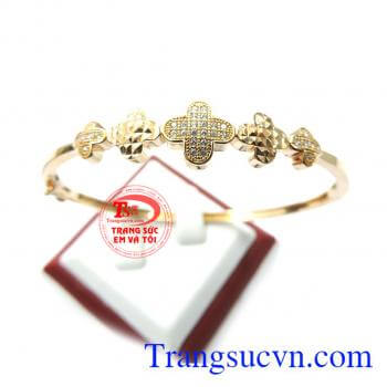 Vòng tay vàng hồng ITALY