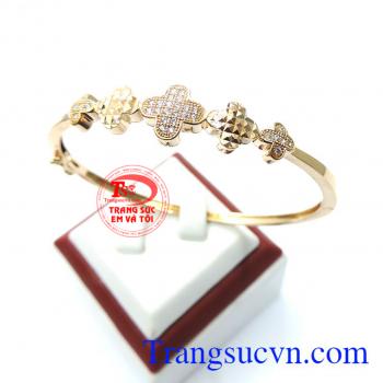 Vòng tay vàng hồng ITALY