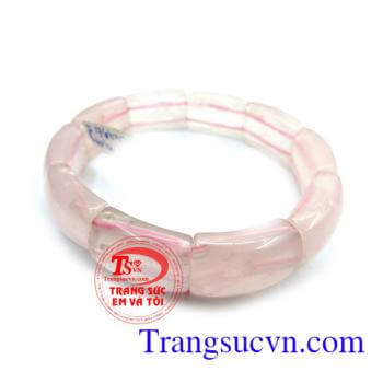 chuỗi thạch anh hồng tự nhiên đẹp