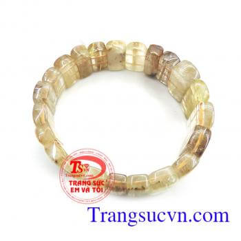 Vòng tay thạch anh tóc vàng đẹp