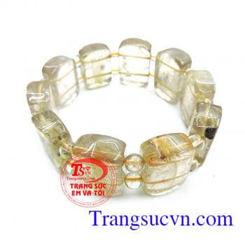 Vòng tay thạch anh vàng tuyệt đẹp