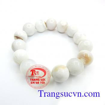 chuỗi hạt gỗ hóa thạch đẹp